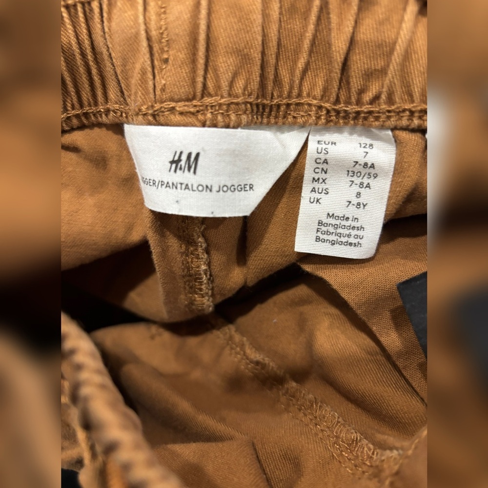 (B) Tan Brown H&M (7) Boys Pants - Picture 6 of 6